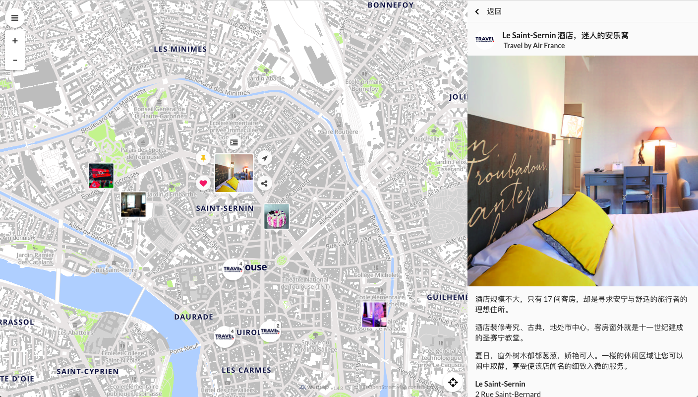 Screenshot: livemap - web - desktop view - simplified chinese